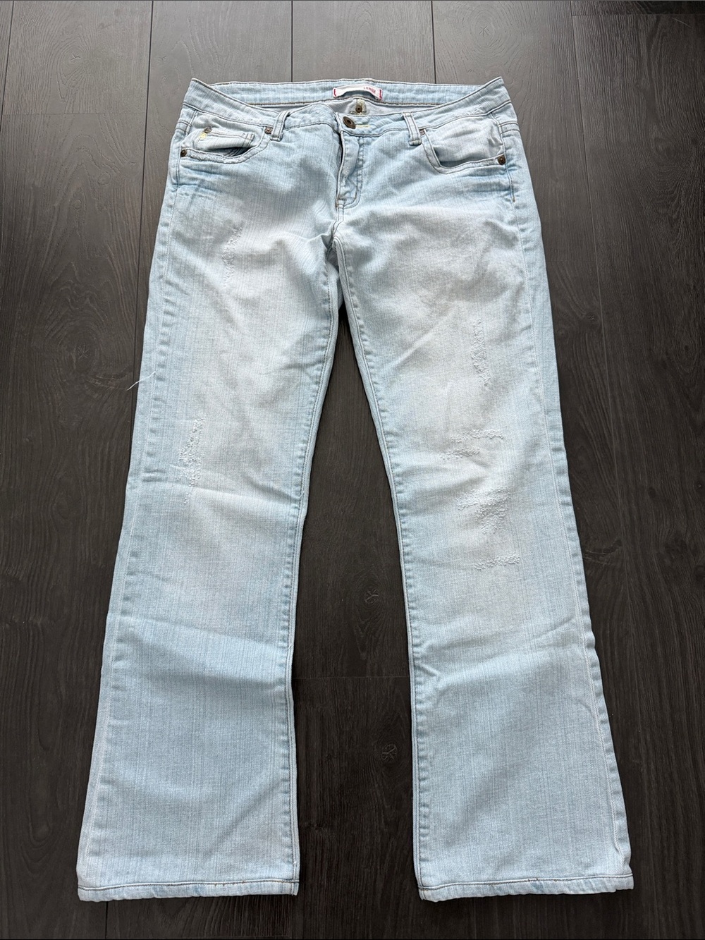 Shank - Light Wash Women's Bootcut Jeans - Light Blue